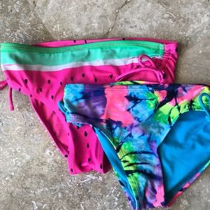 Justice Bikini bottoms girls